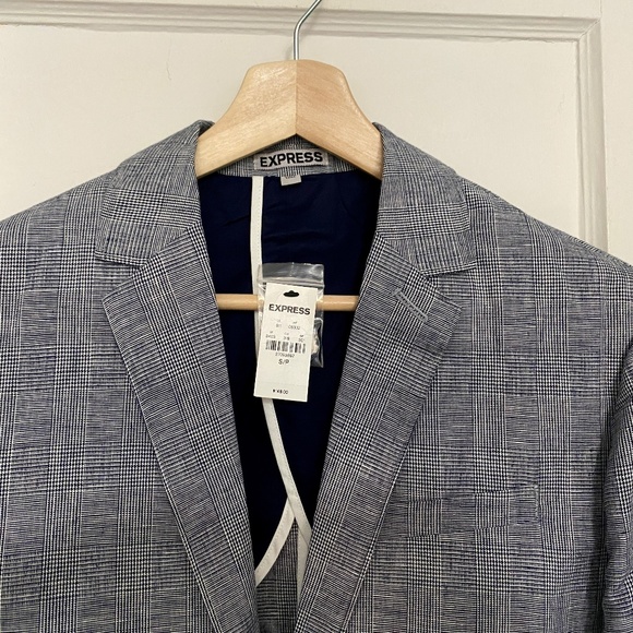 Express Men's Patterned Suit Jacket/Blazer | Size S - Picture 3 of 3